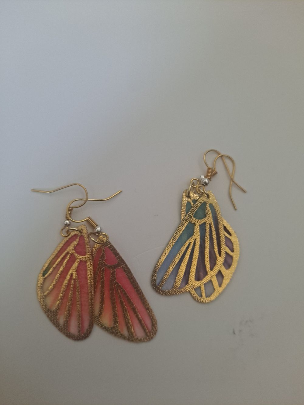 Fairy Wing Earrings in Gold