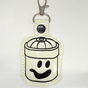 Ghost Bucket (glows in the dark. approx measures 3 1/2 x 2 1/4 inches))