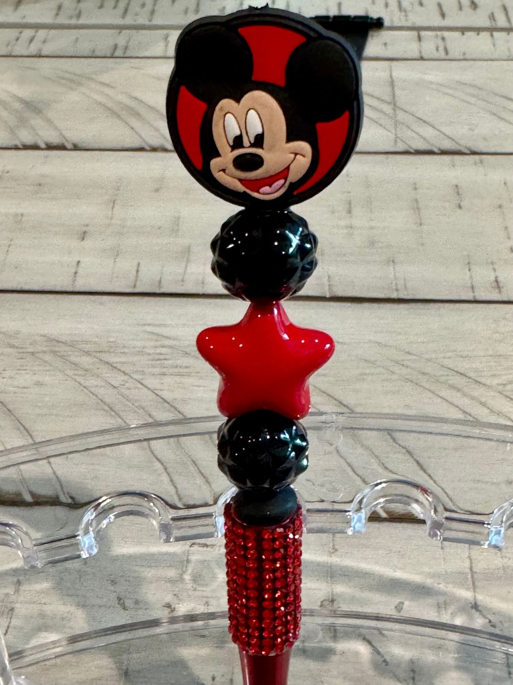 Cute Mickey Beaded Pen