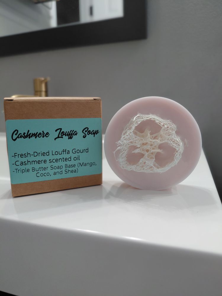 Homemade Louffa Soap