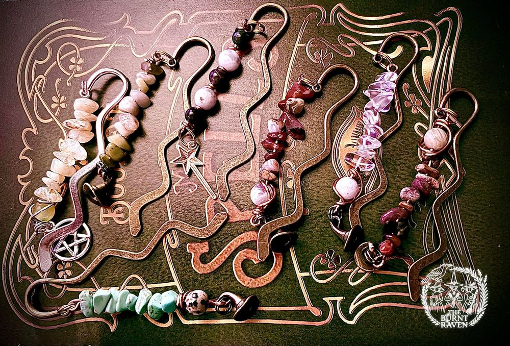 Grimoire Guardians — Gemstone Bookmarks