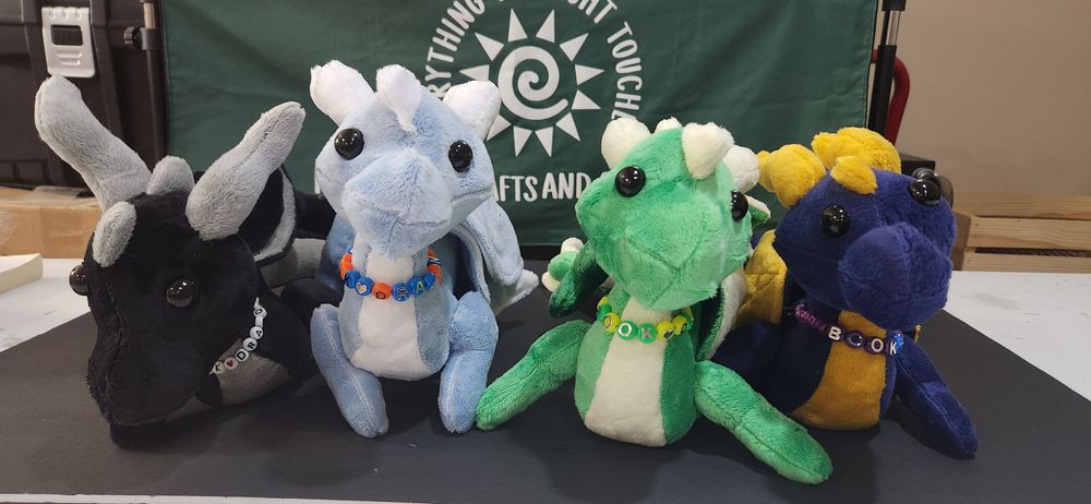 Book Dragon Plush