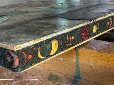 sides finished in washi tape