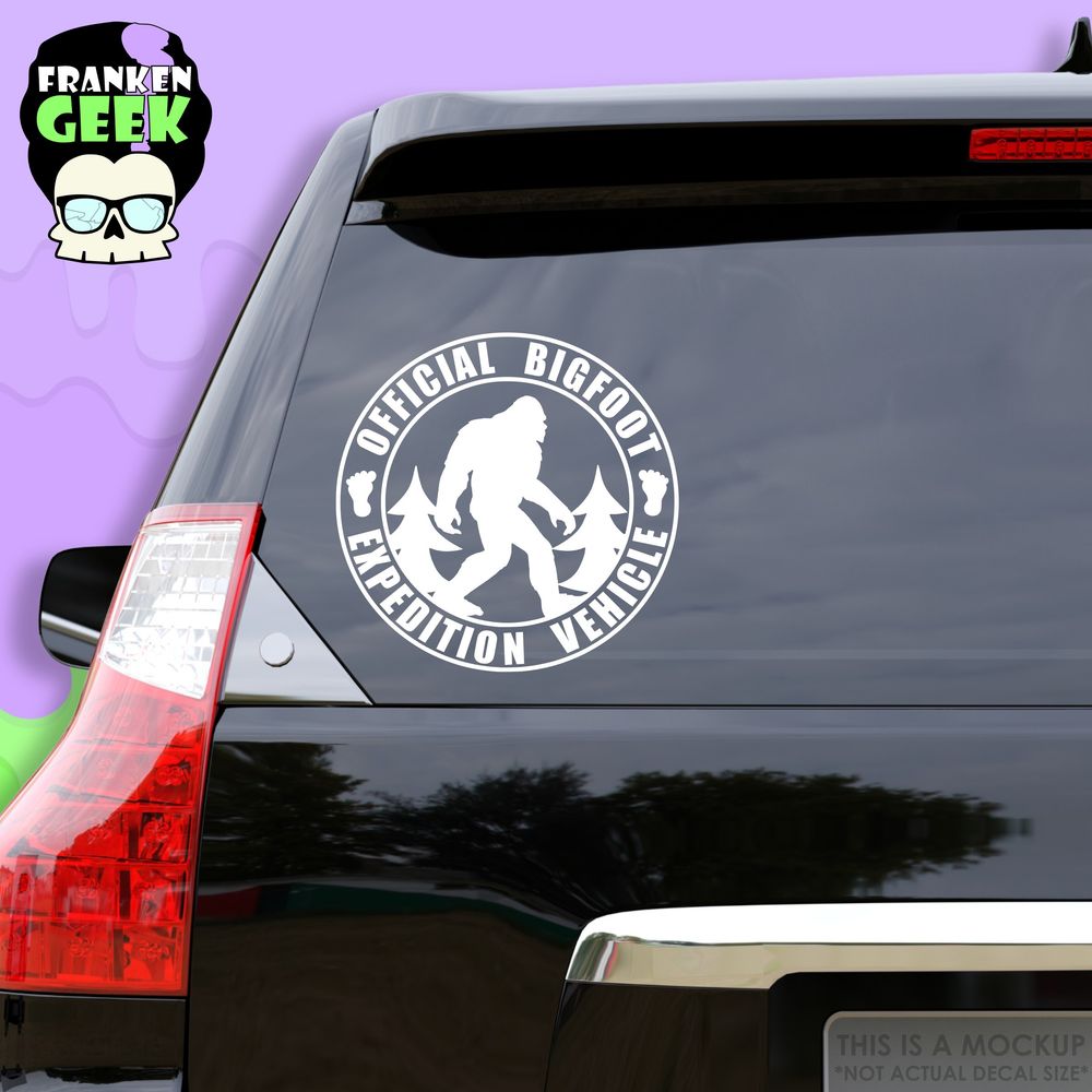 (un)Official Bigfoot Research Vehicle Vinyl Vehicle Decal