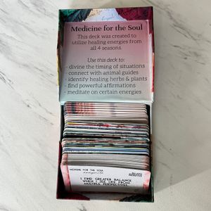 120 domino size cards in a hardbound box