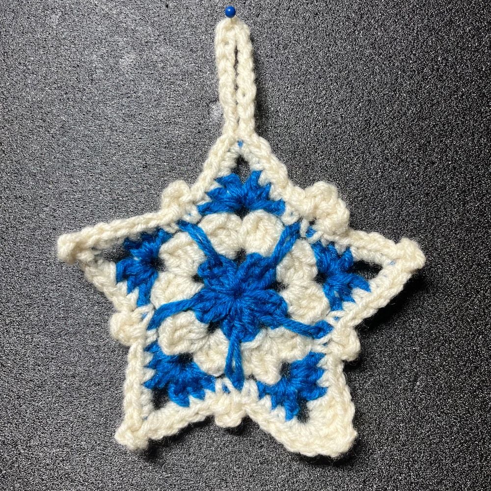 Crochet Star Ornaments
