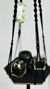 Black/ cherry wood bead