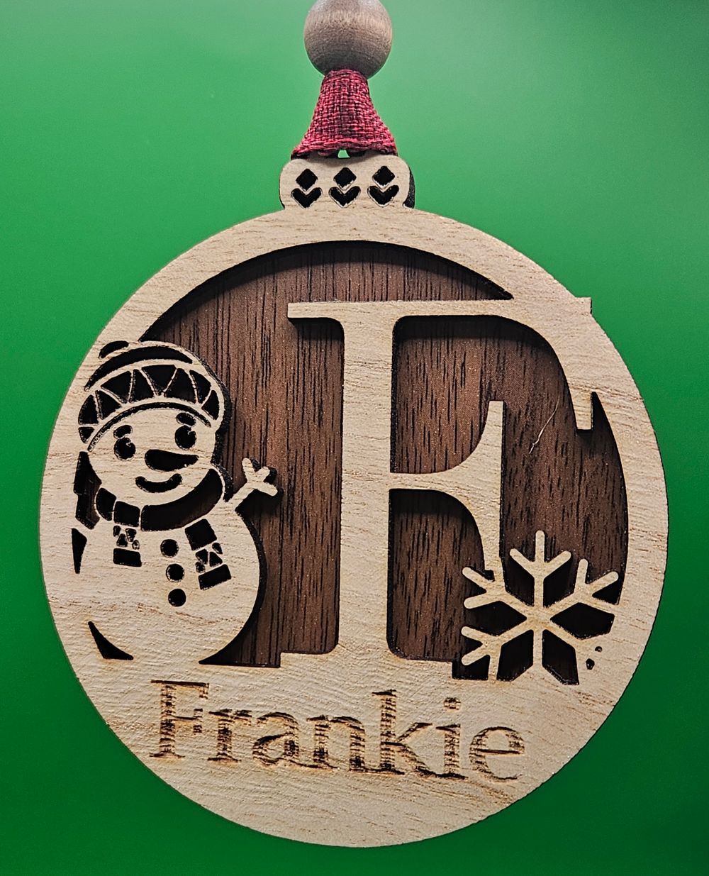 Name Christmas Ornament