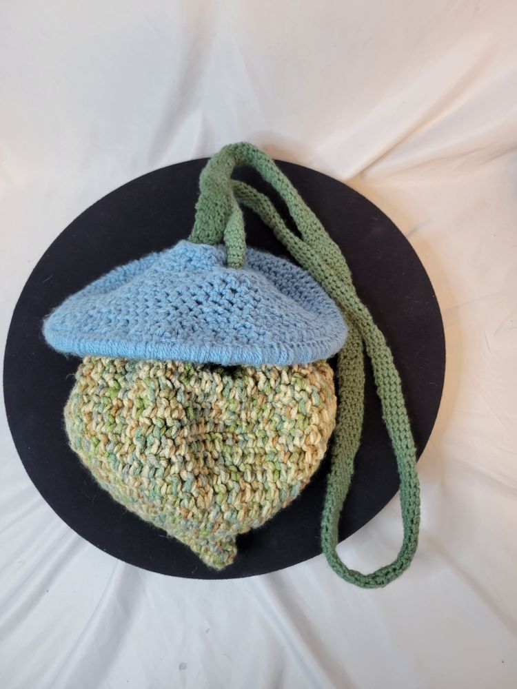 Blue Acorn Top Purse