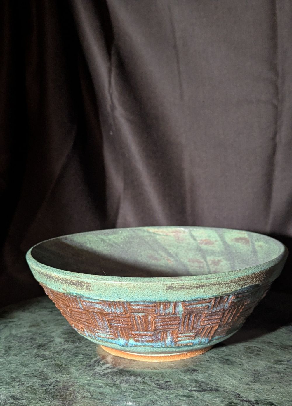 Medium Gridded Texture Bowl