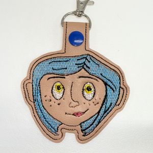 Blue Hair (approx measures 3 1/2 x 3 1/4 inches)