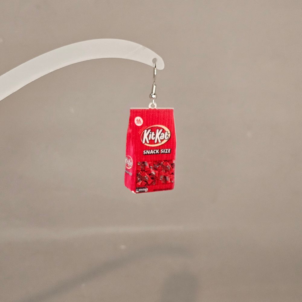 Item #76 KitKat Bar Earring
