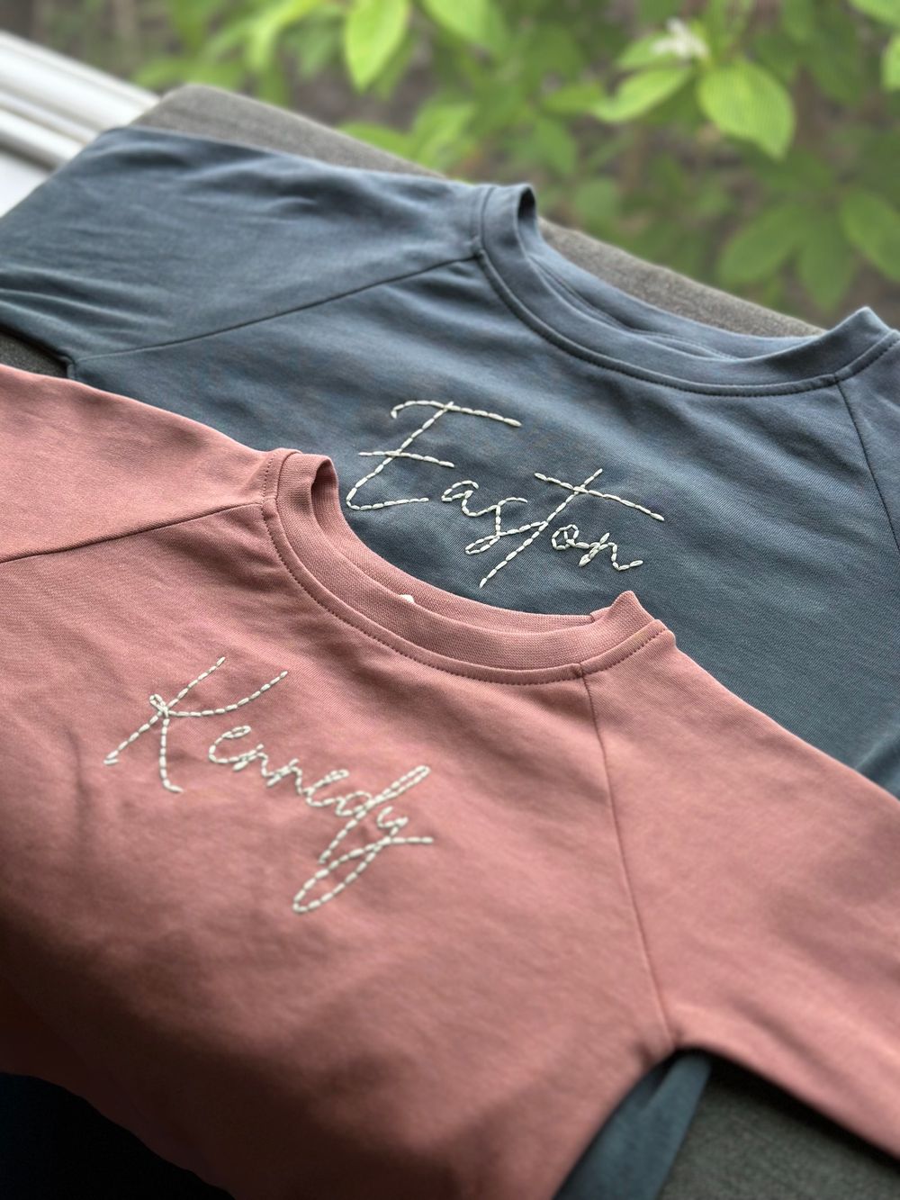 Custom Kids Name Sweater-Hand embroidered toddler sweatshirt...
