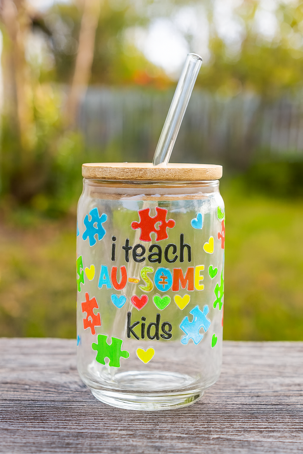 Autism Glass Can
