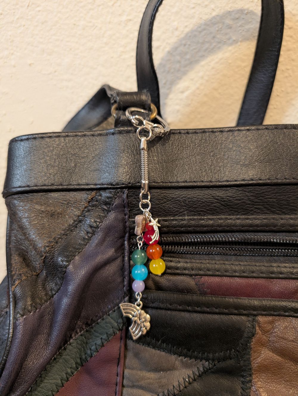 Rainbow Butterly bag/keychain charm