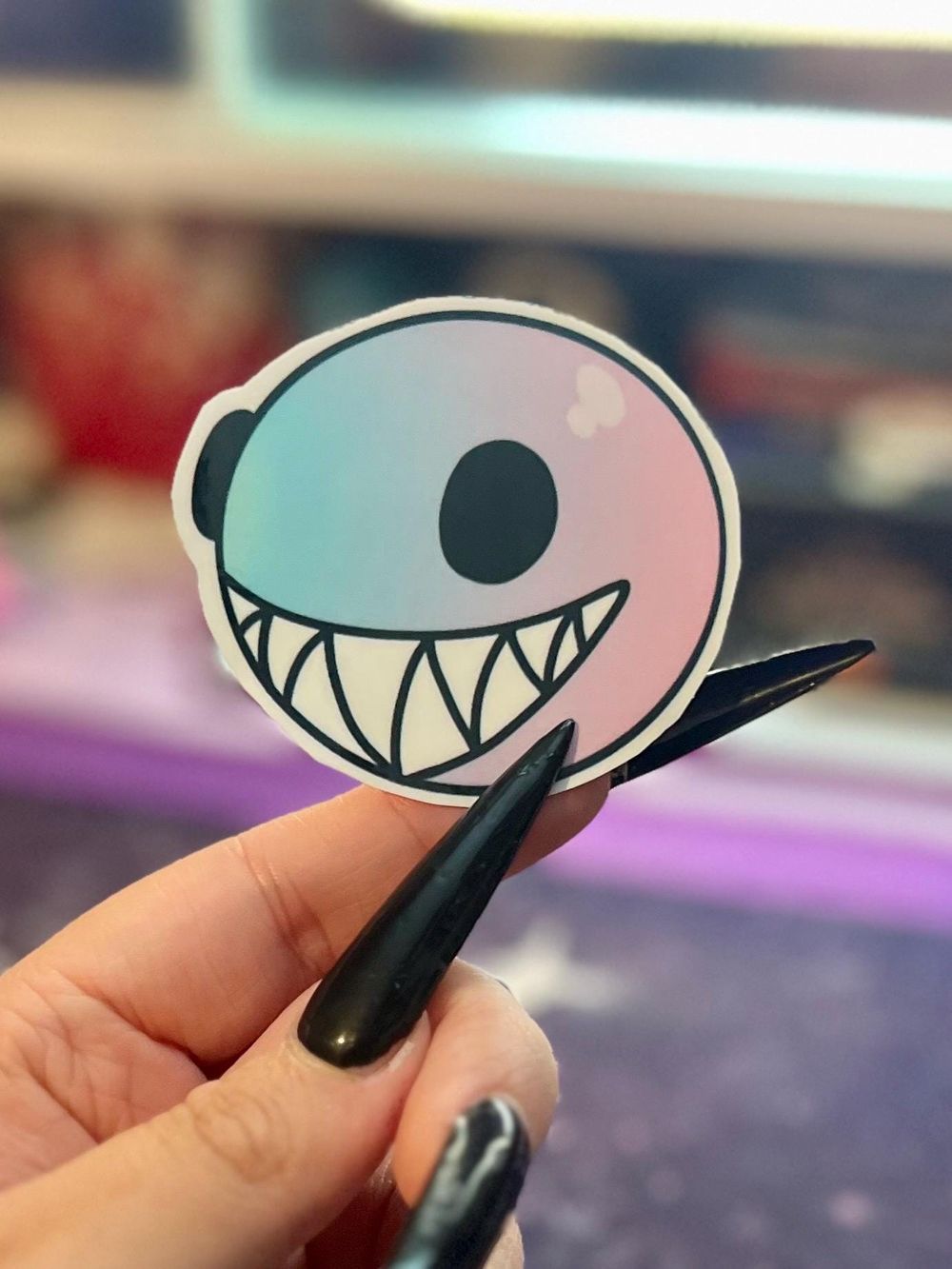 Amazing Digital Circus Topsy Turvy Waterproof Sticker (Bubble)