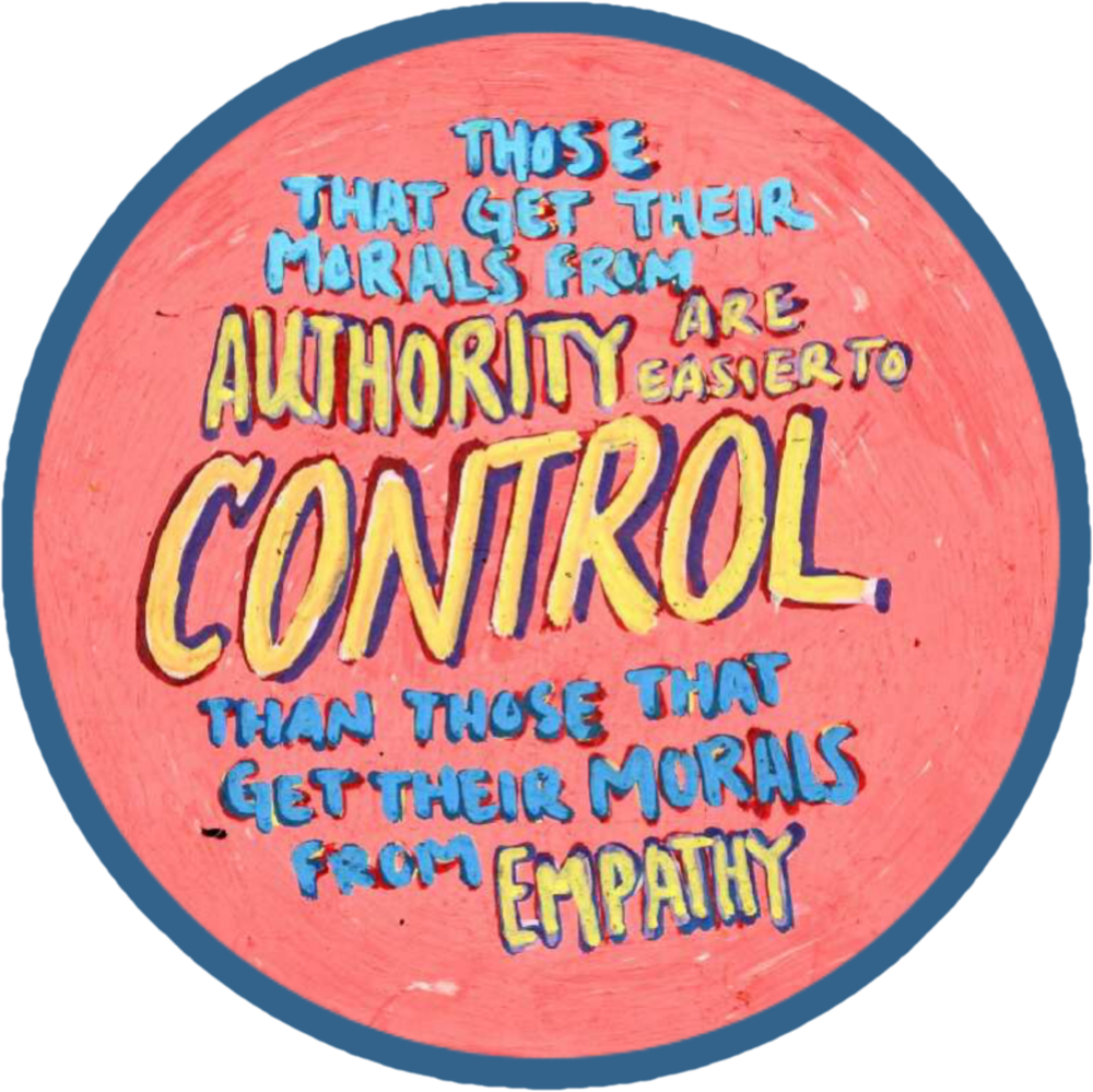 Those That Get Tgeir Morals From Authority are Easier to Control than Those That Get Their Morals From Empathy