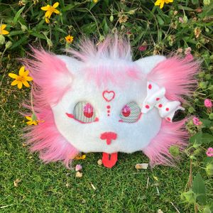 Cat Mask: Cotton Candy Heart