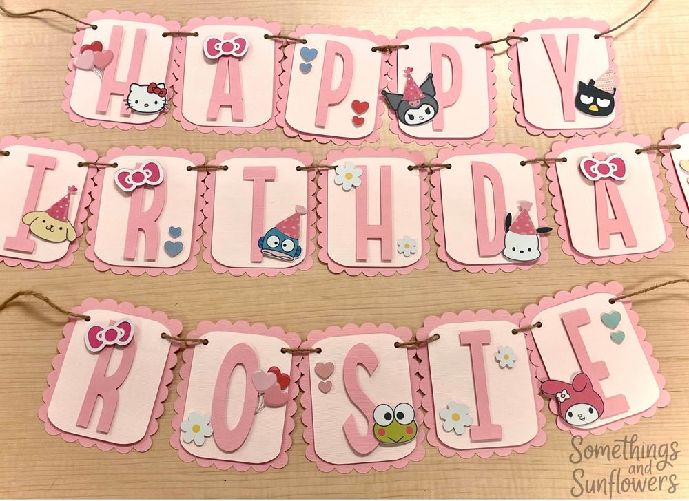 Kawaii Birthday Banner