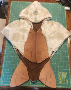 Xl-1x Selkie Coat with hood