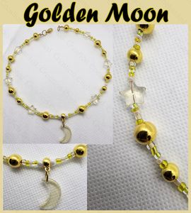 Golden Moon Necklace
