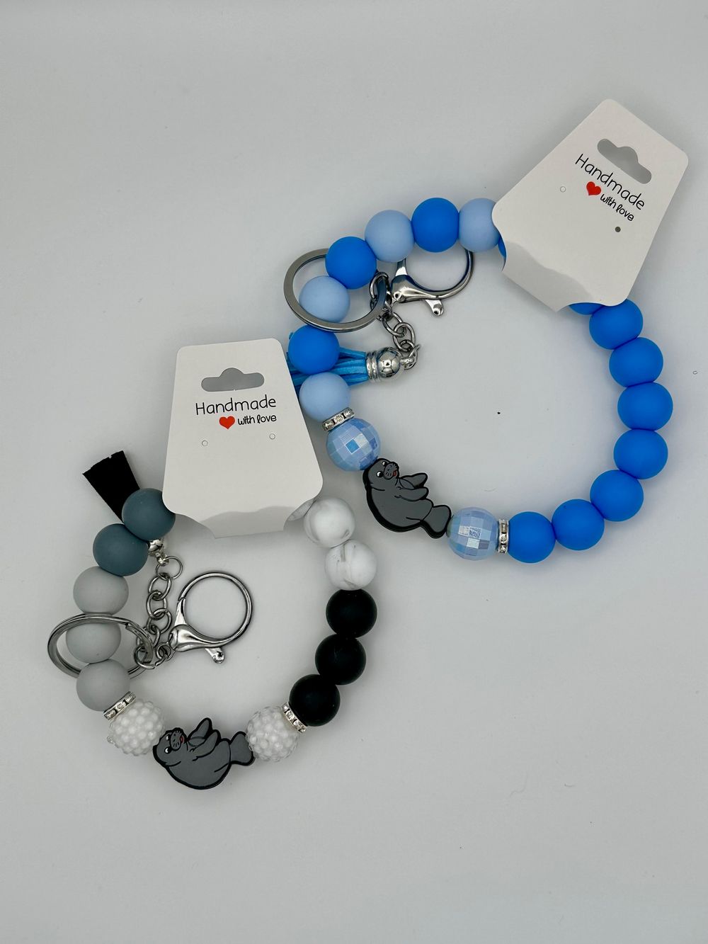 Manatee Wristlet Keychain