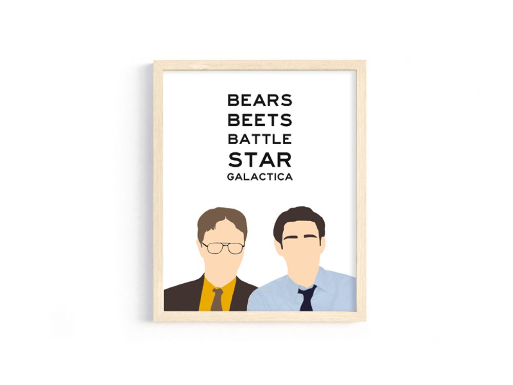 The Office Jim Halpert and Dwight Schrute 8x10 Digital Download