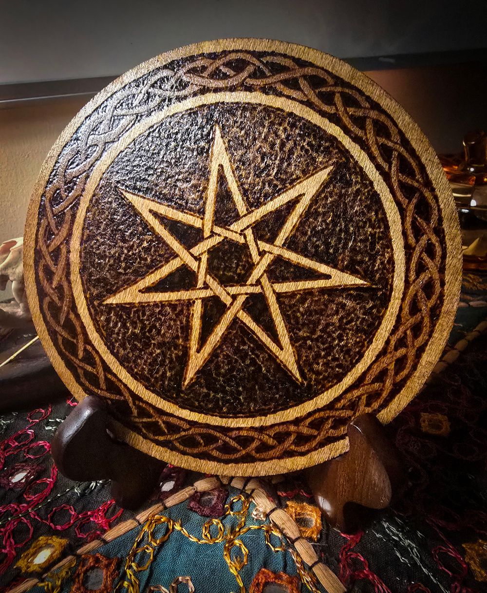 Faery Star Altar Tile – Light Edition