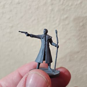 Human male Gunslinger Wizard