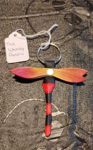 B. Red and Black Striped Dragonfly 