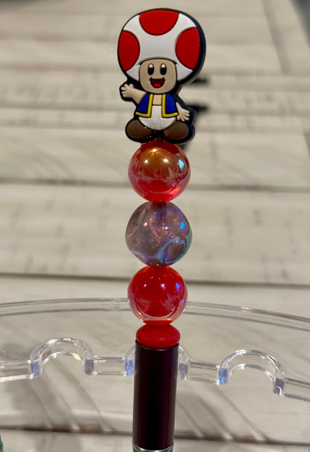 Cute Toad Beaded Pen