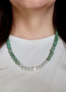 The 20.5" length Meadowe Necklace worn without the extender