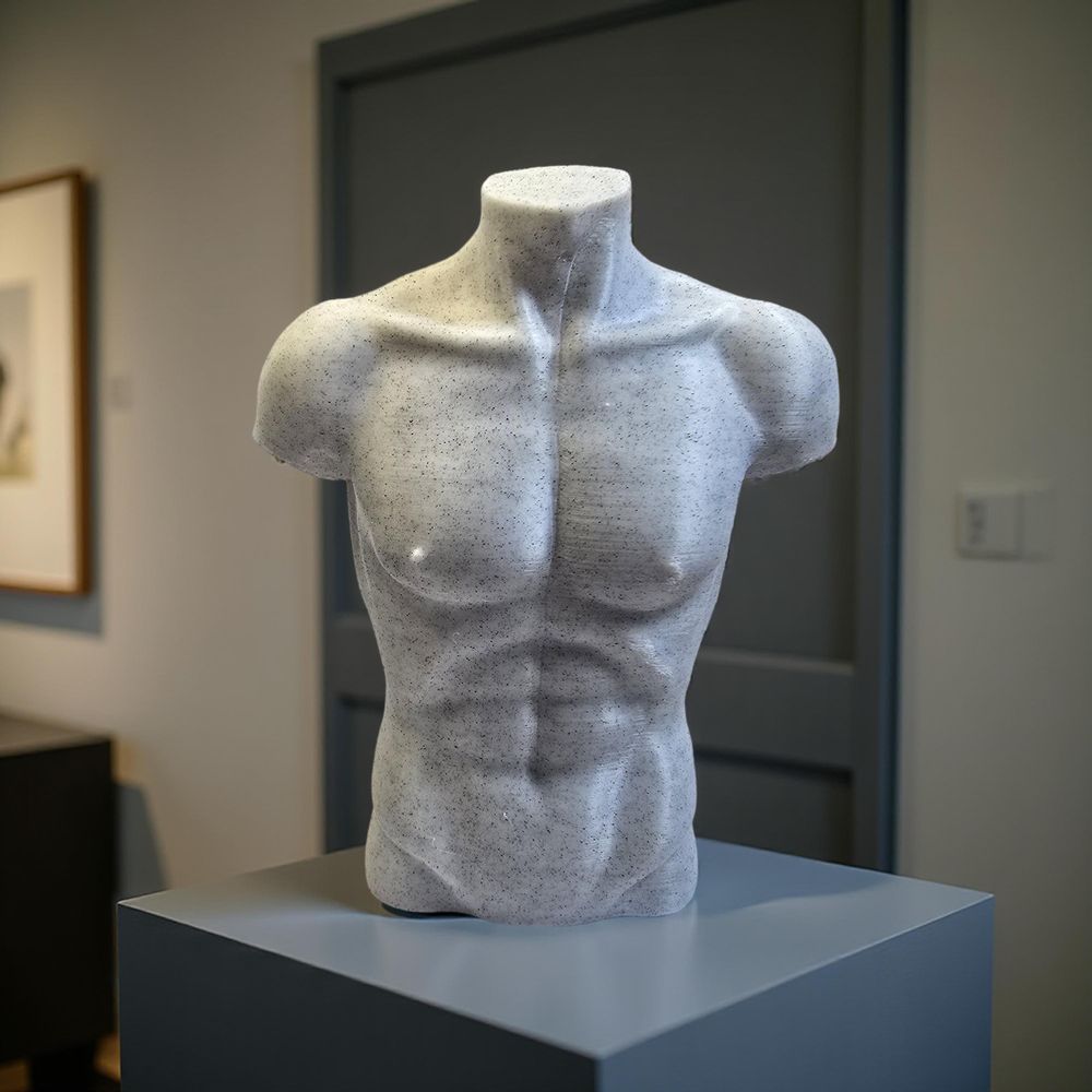 Male Bust Statue
