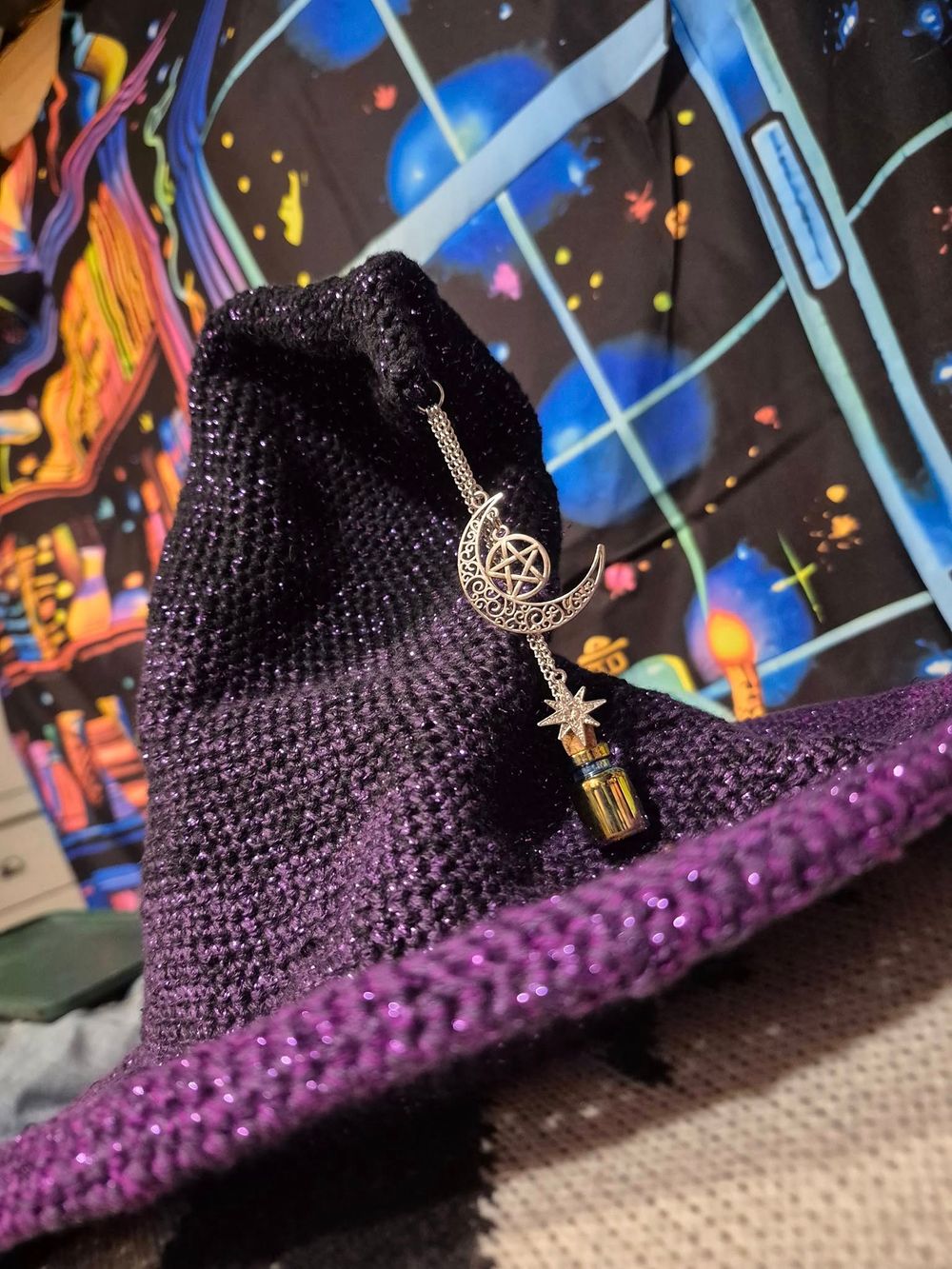 Miss Cheif ~ purple ombre witch hat