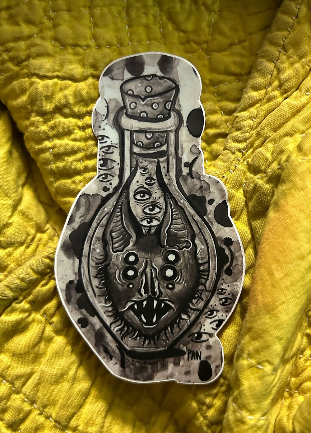 Bat Potion Bottle Sticker