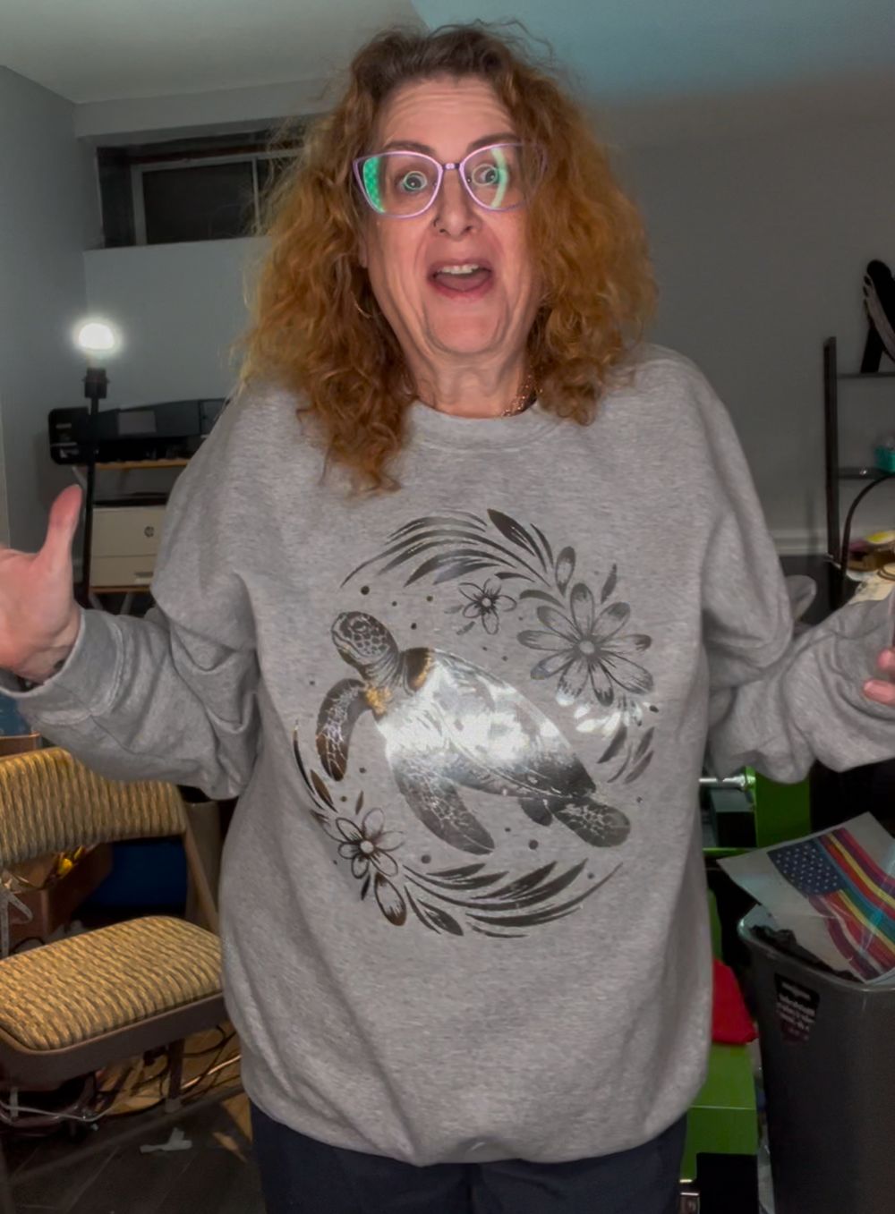 Live Claim Silver DTF Print Tshirt 