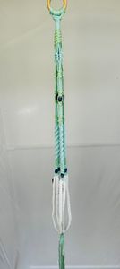Sea foam/ blue aventurine beading 