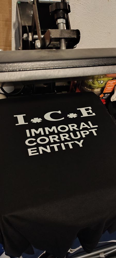 ICE Immoral Corrupt Entity t-shirt 