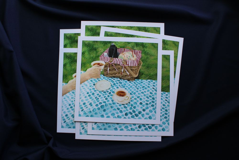 Basket Lunch Print 