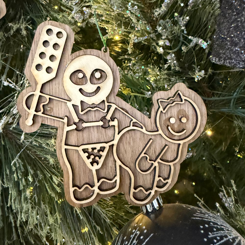 Dom Paddler Holiday Ornament