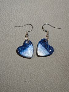 Hooks to the side - Navy Blue & Silver