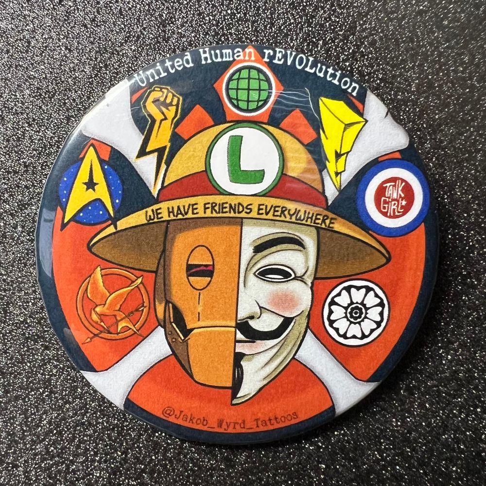 United Human rEVOLution button