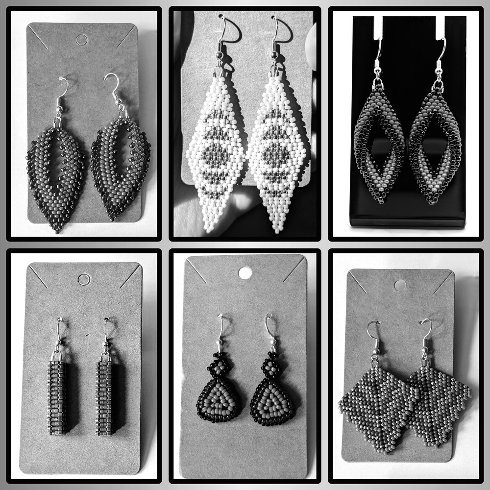 Custom Handmade Beaded Earrings