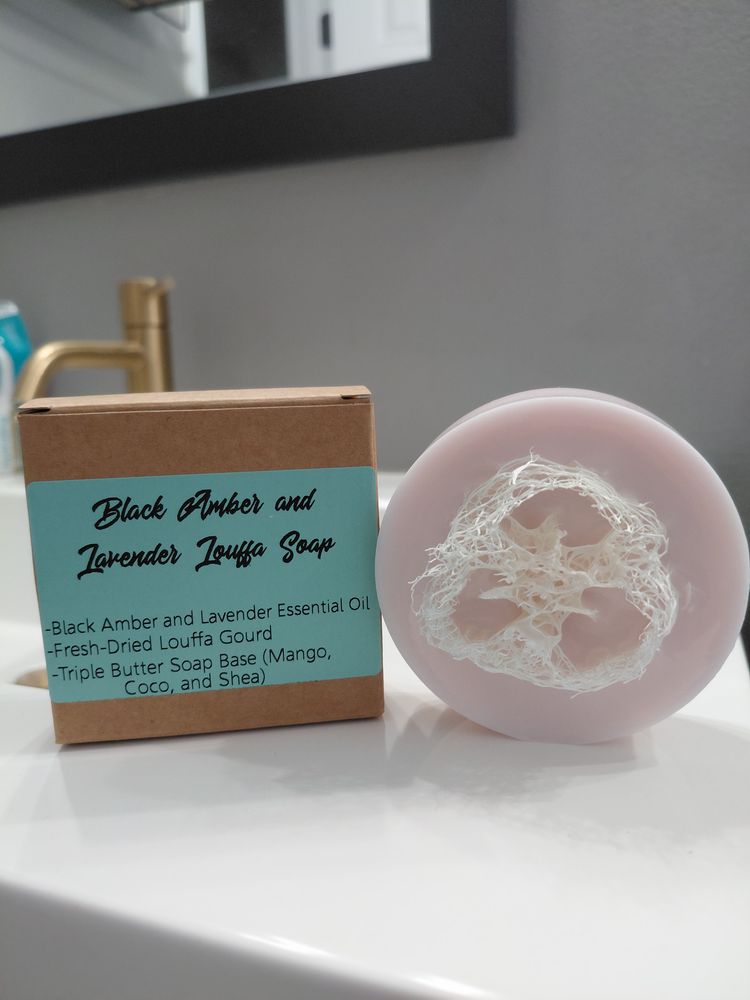 Homemade Louffa Soap