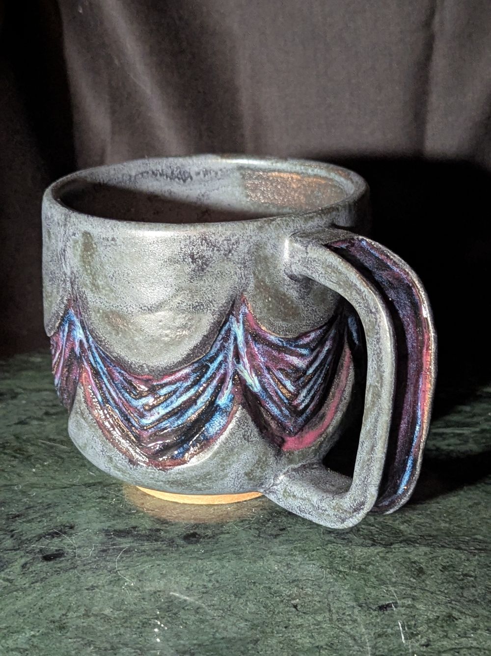 Small Ribbon Texture Mug