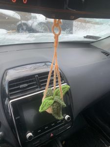 Tan pot with 3 tones of green leaves