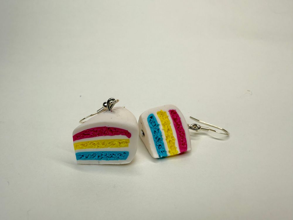 Pan-Cake Slice Earrings, Sweet, Loud, and Proud