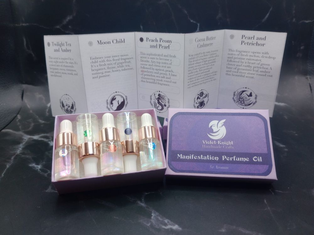 Manifestation Perfume Oil - 5 Bottle Sampler - 3ml