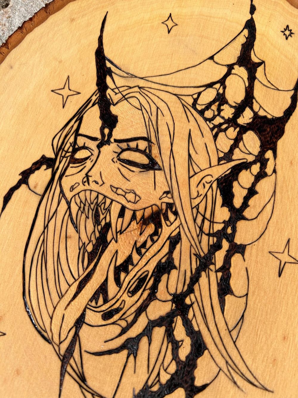 Banshee Wood Burning Art: Bold, Weird, Spicy Decor (15.5x11....