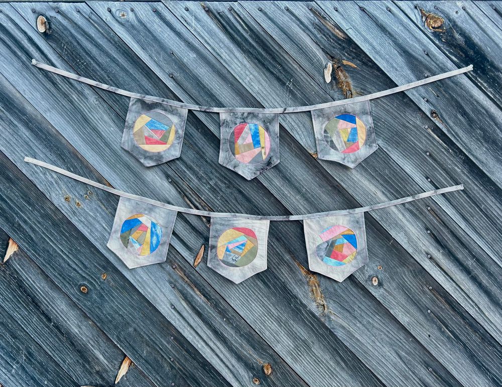 Patchwork Pennant Bunting